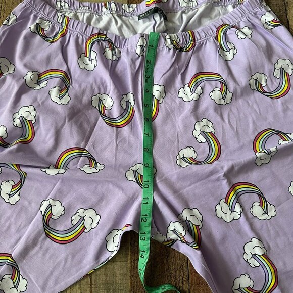 ASOS Rainbow Cloud Pajama Set Womens Loungewear Short Sleeve Top & leggings - Picture 5 of 10